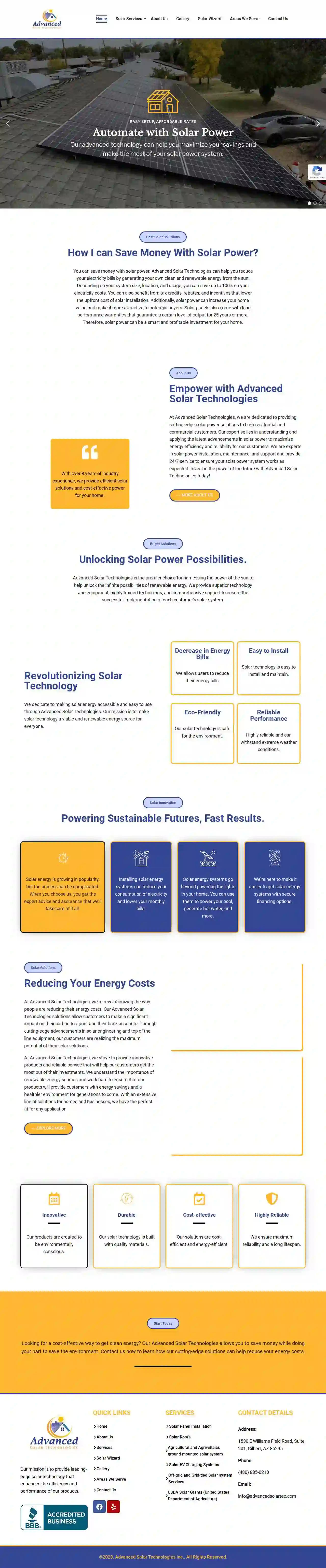 Advanced Solar Technologies