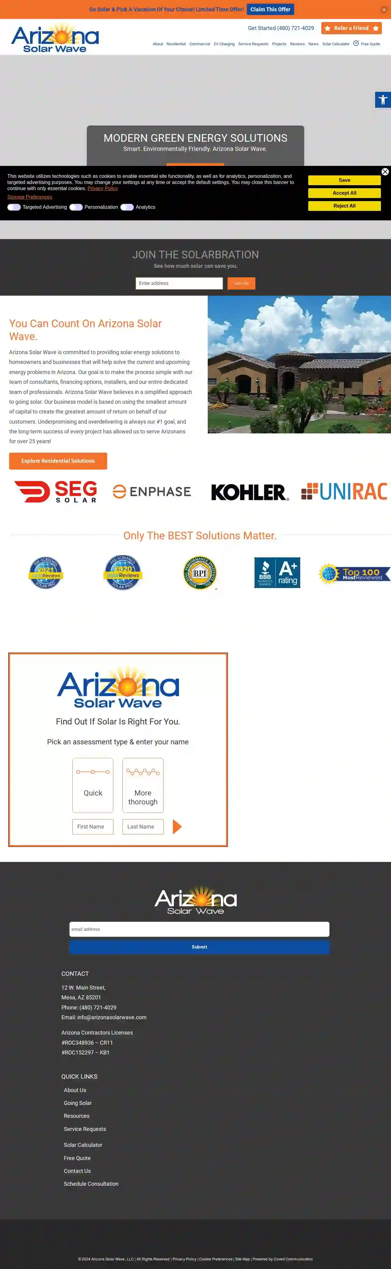 Arizona Solar Wave