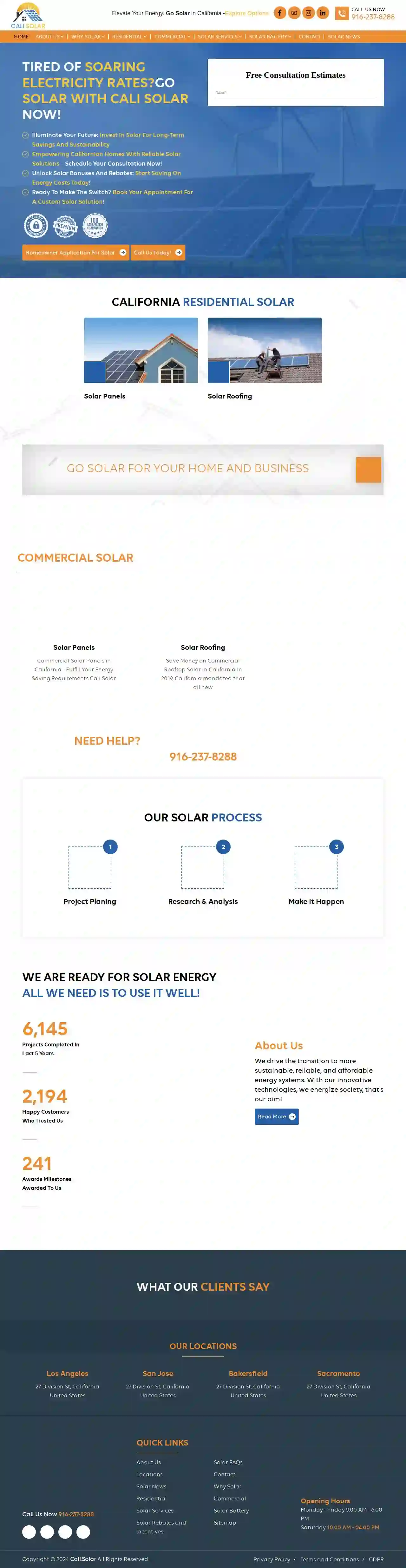 Cali Solar - Lincoln Solar Panel Installation Contractor