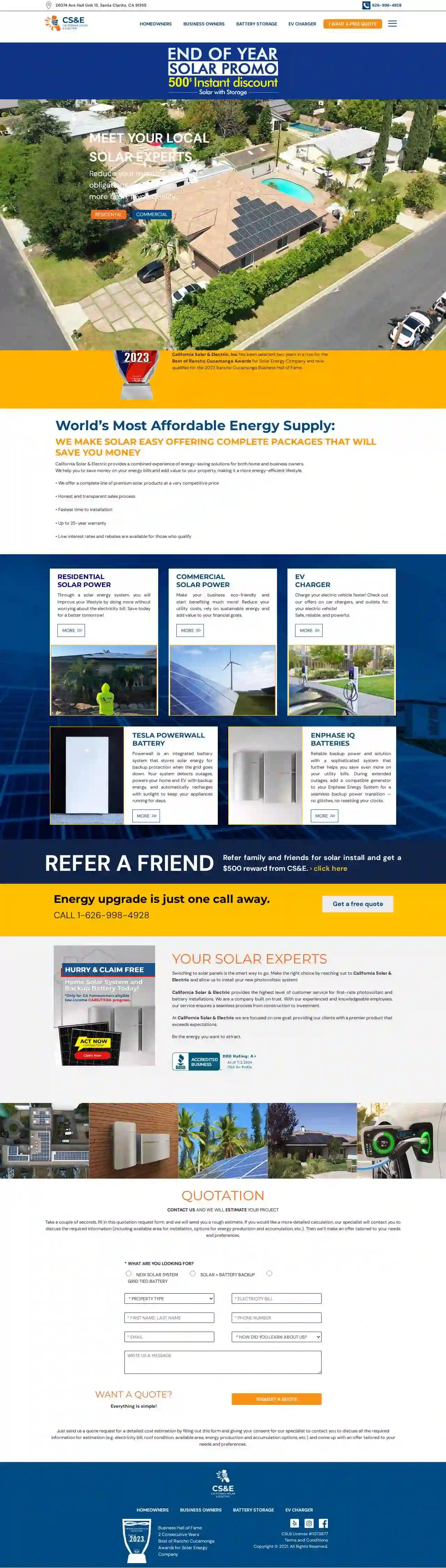 California Solar & Electric, Inc