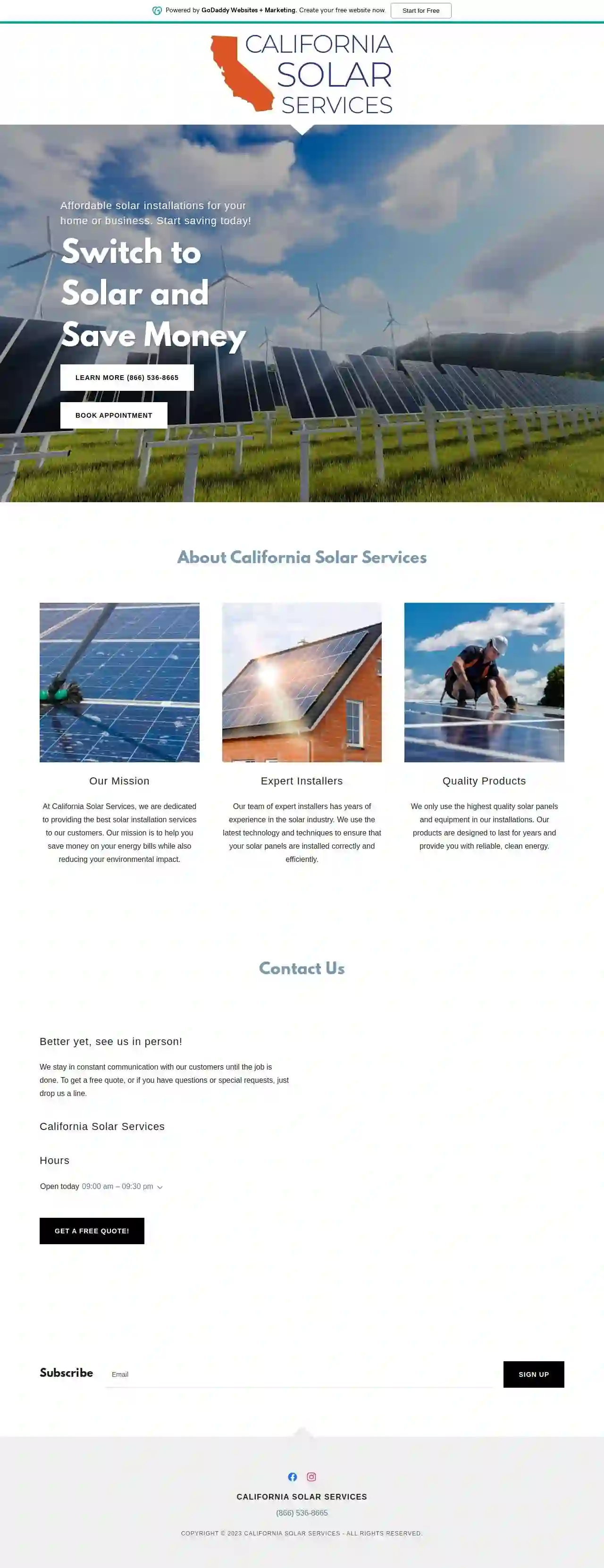 CALIFORNIA SOLAR SERVICES, INC