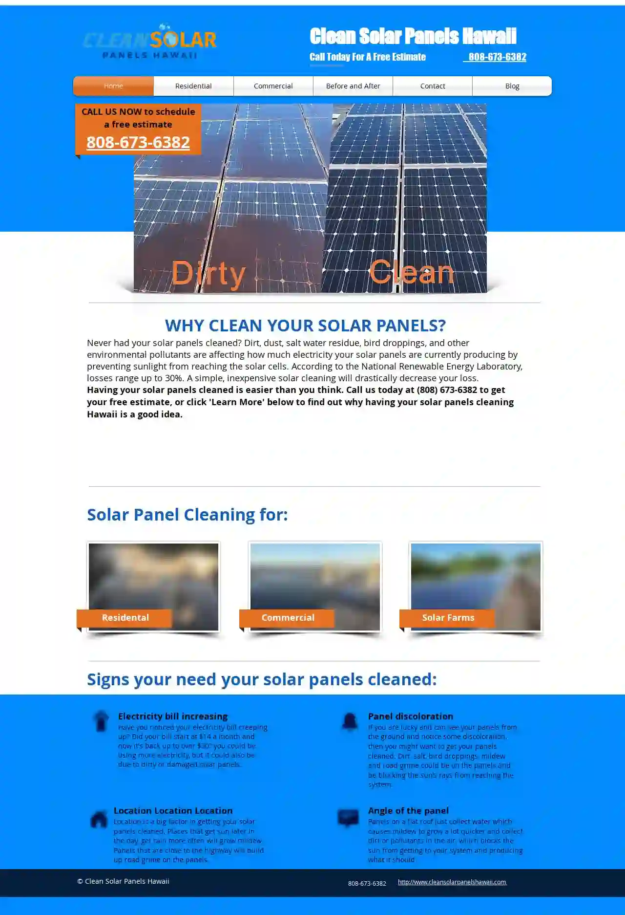 Clean Solar Panels Hawaii