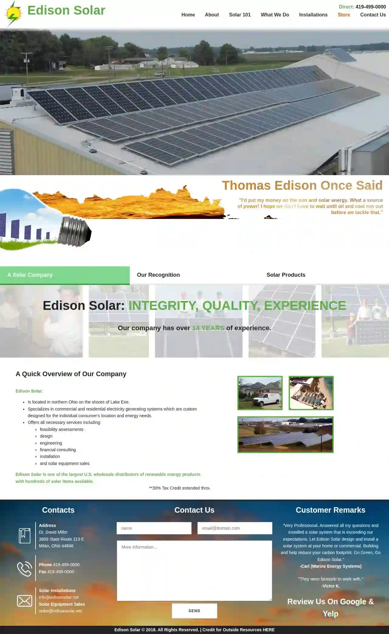 Edison Solar, Inc.