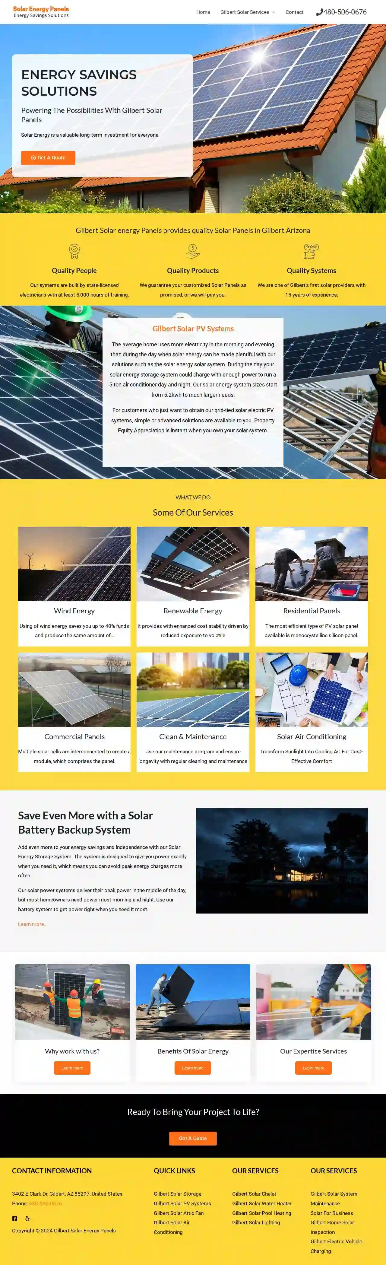 Gilbert Solar Panels