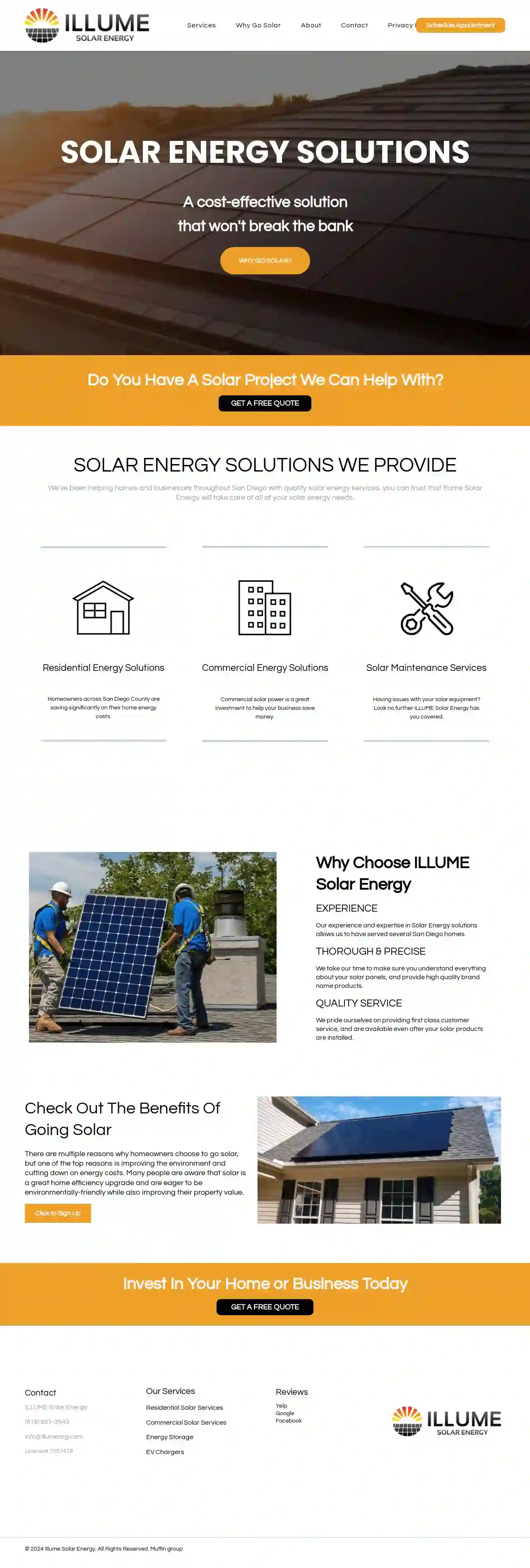 Illume solar energy