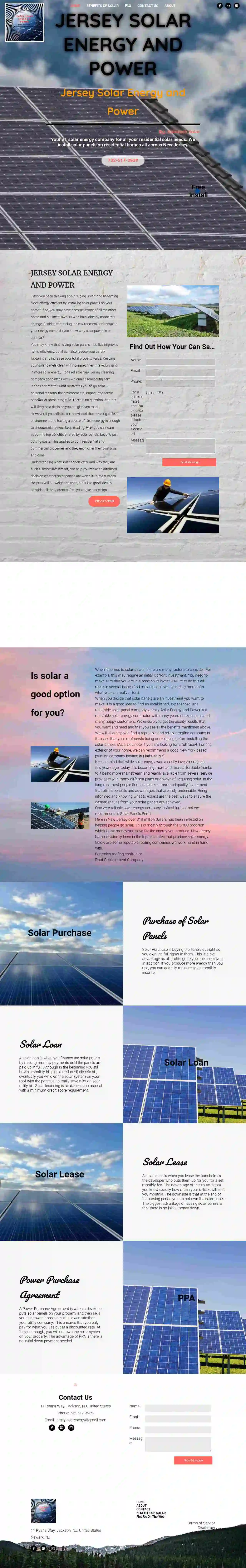 Jersey Solar Energy and Power