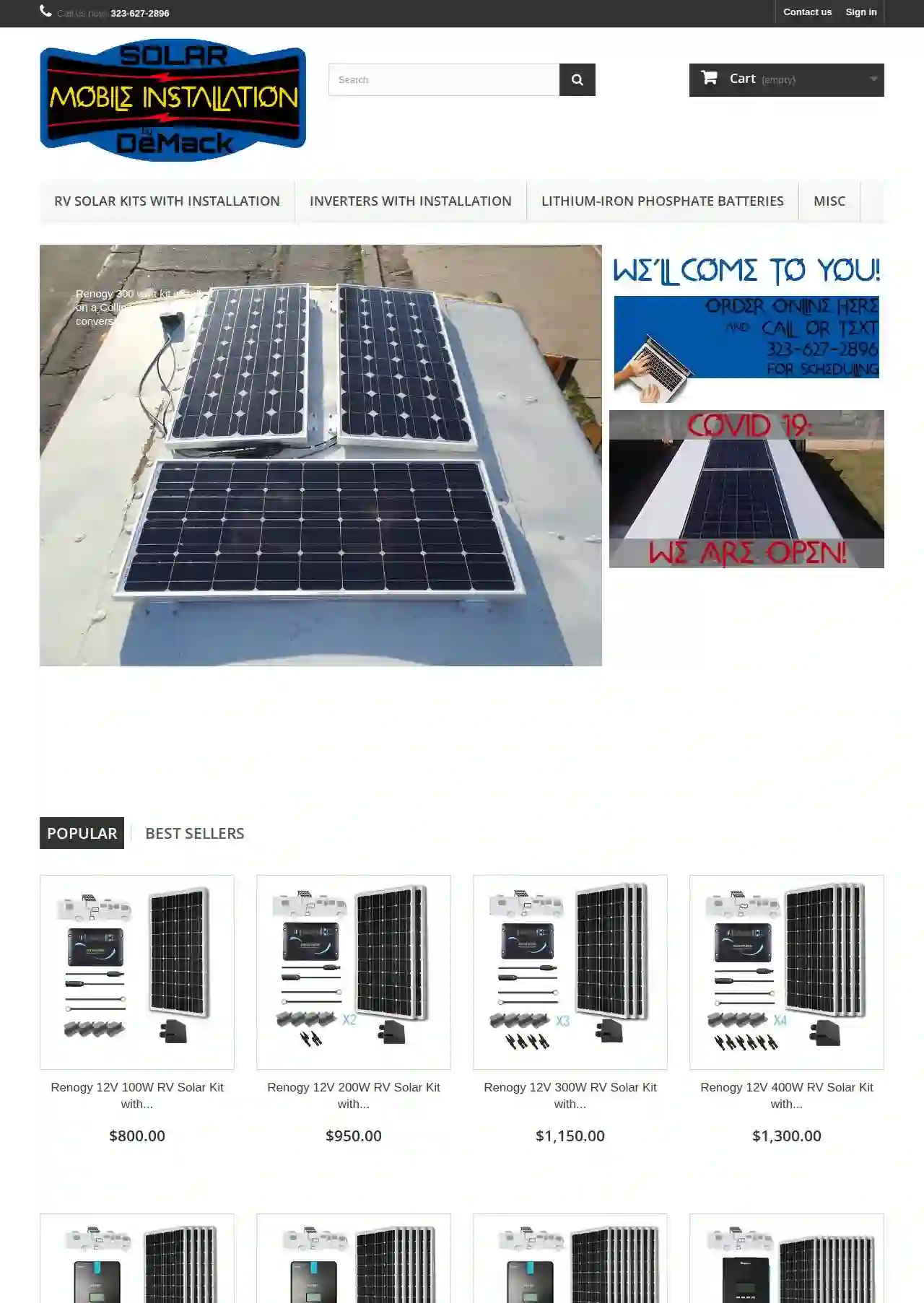 Mobile Solar Installation by DeMack - Mobile RV Solar Panel Installations