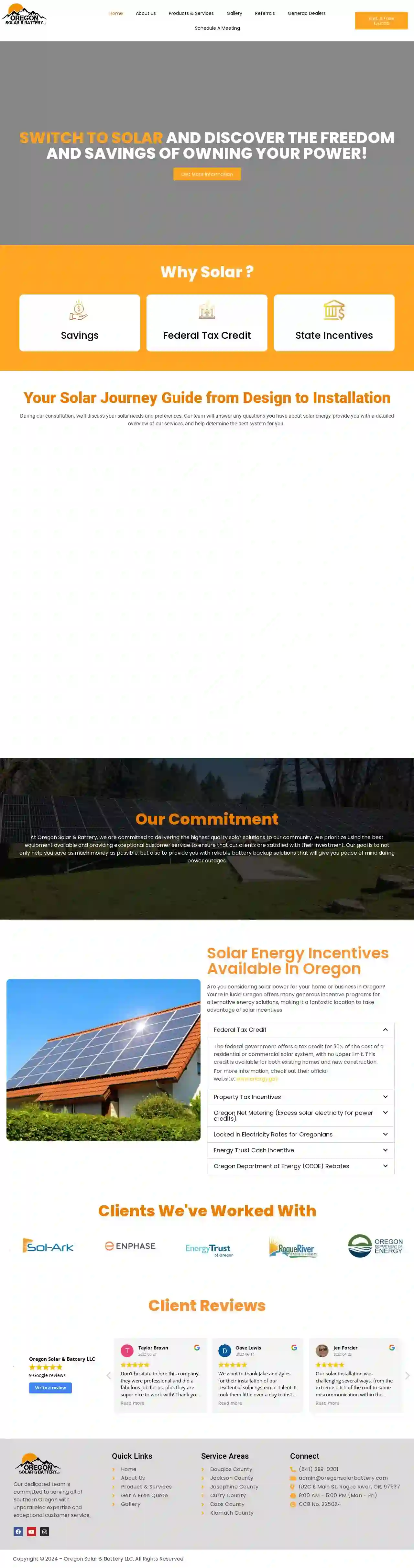 Oregon Solar & Battery LLC