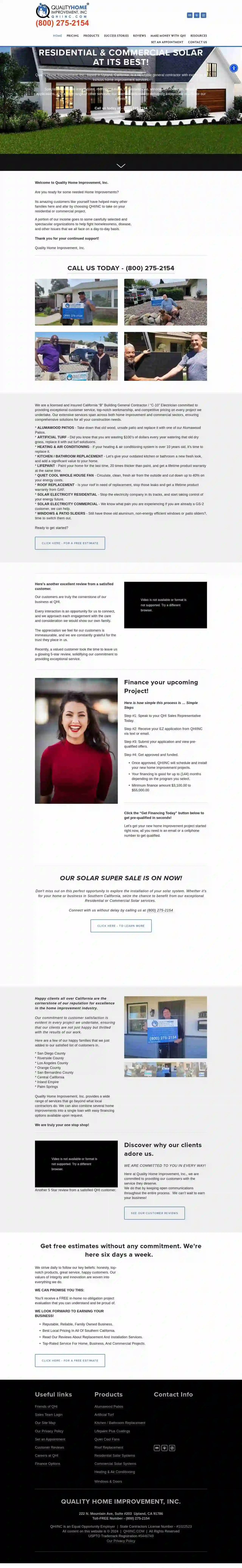 QHI Solar Panel Contractor