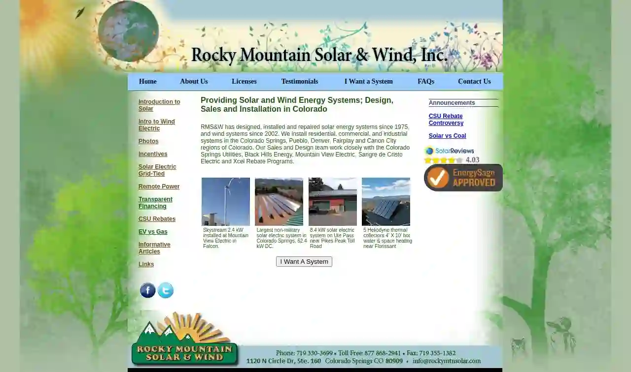 Rocky Mountain Solar and Wind, Inc.