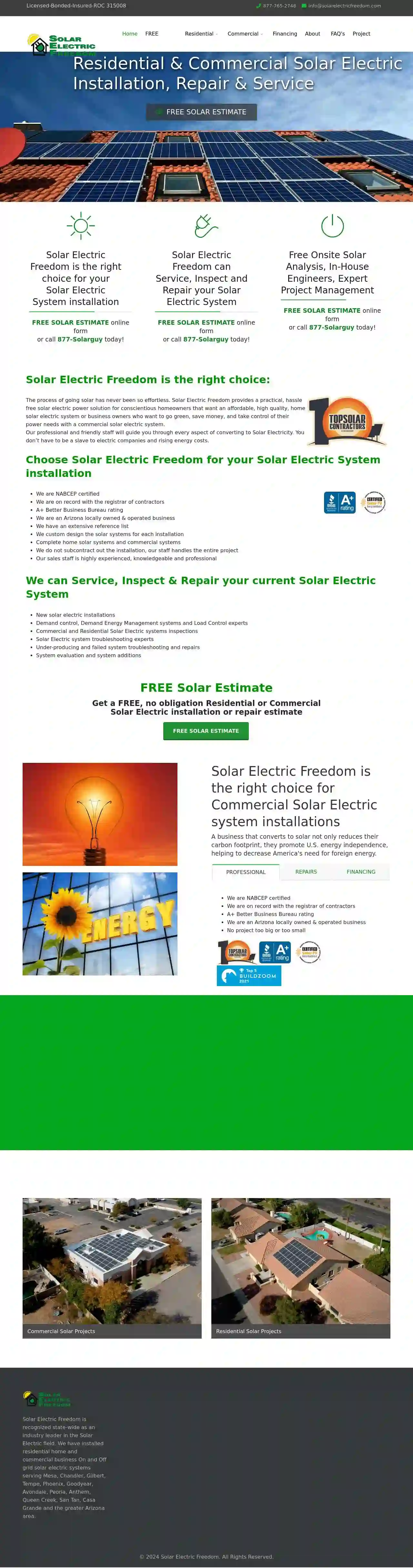 Solar Electric Freedom, LLC