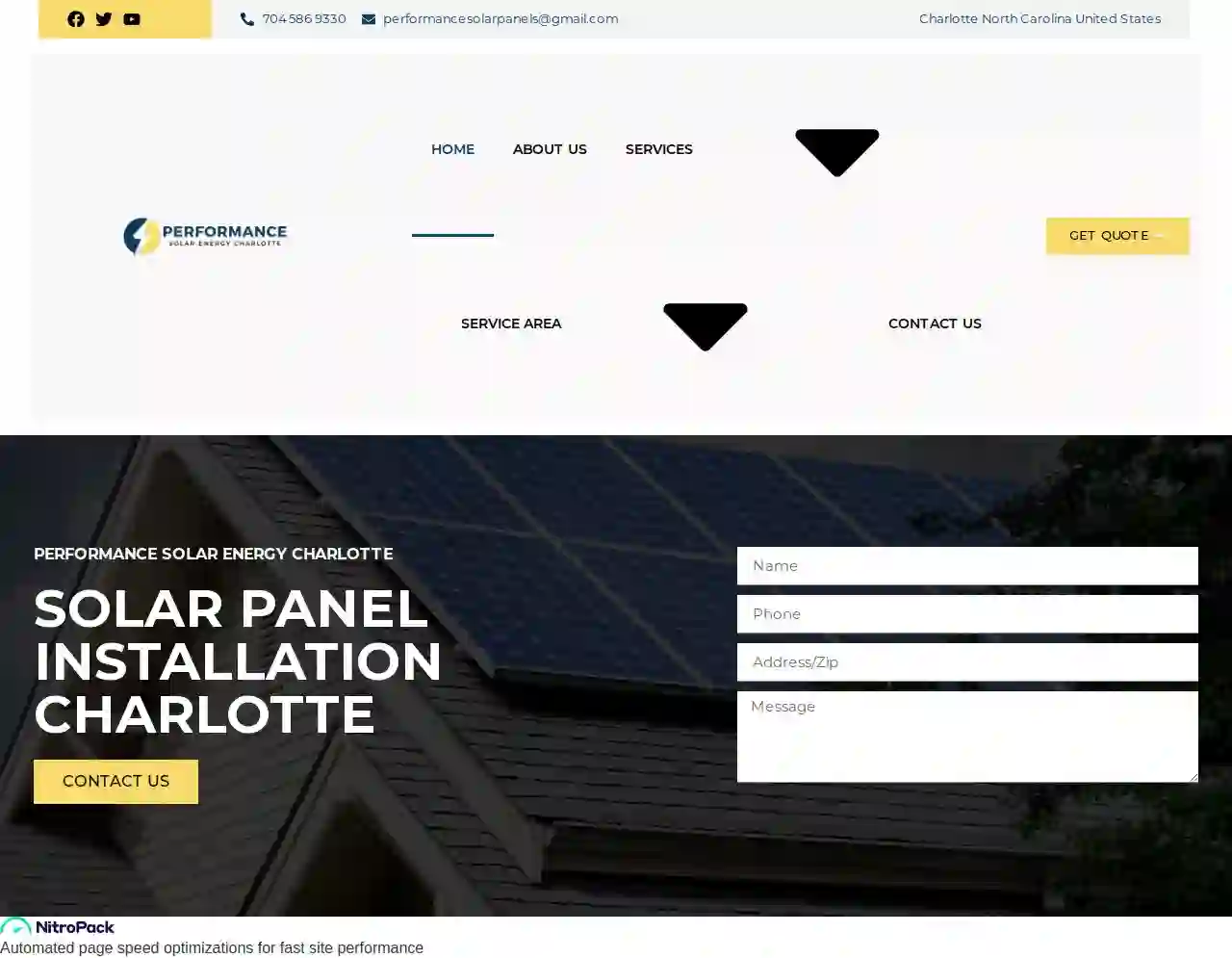 Performance Solar Energy Charlotte