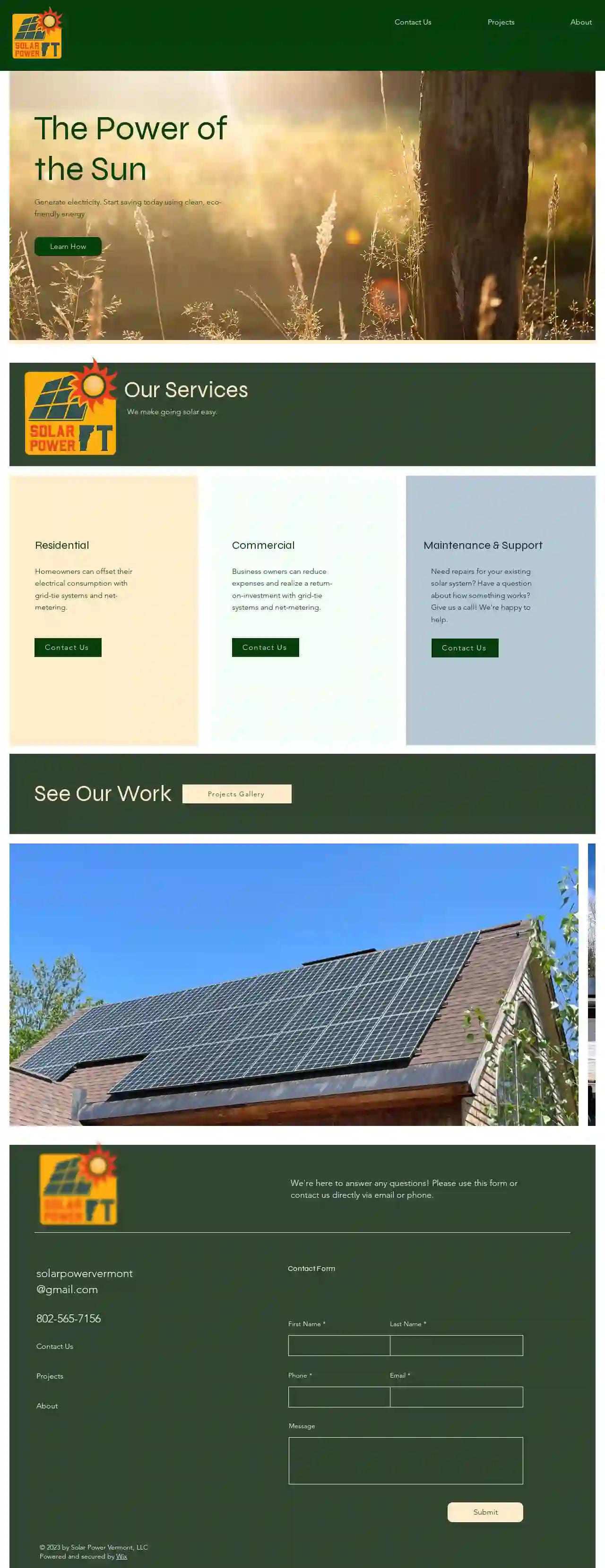 Solar Power Vermont